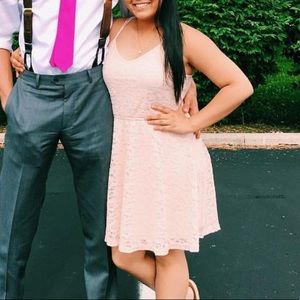 Light Pink Floral Dress